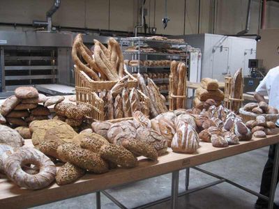 bread display from the SFBI Whole Grain course