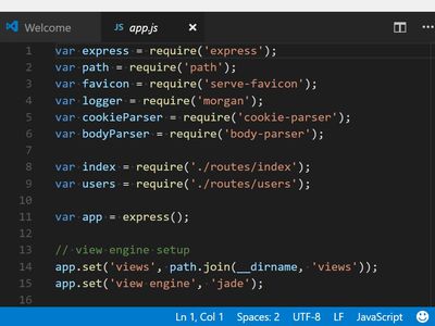 screenshot of vs-code