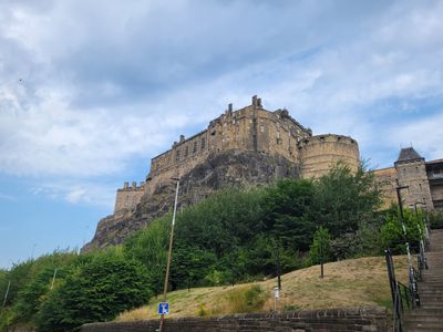 Edinburgh Castle from below