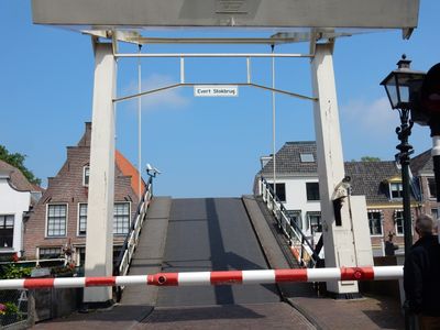 Nameplate on a drawbridge, on the main road somewhere between Utrecht and Amsterdam