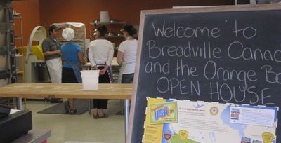 Mark giving a bakery tour at last year's open house.