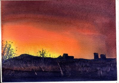 Painting: Sunrise over Wascana Lake
